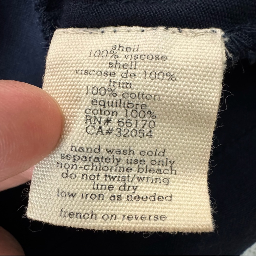 Silence + Noise Navy Midi Dress with Button Accents - Picture 9 of 9